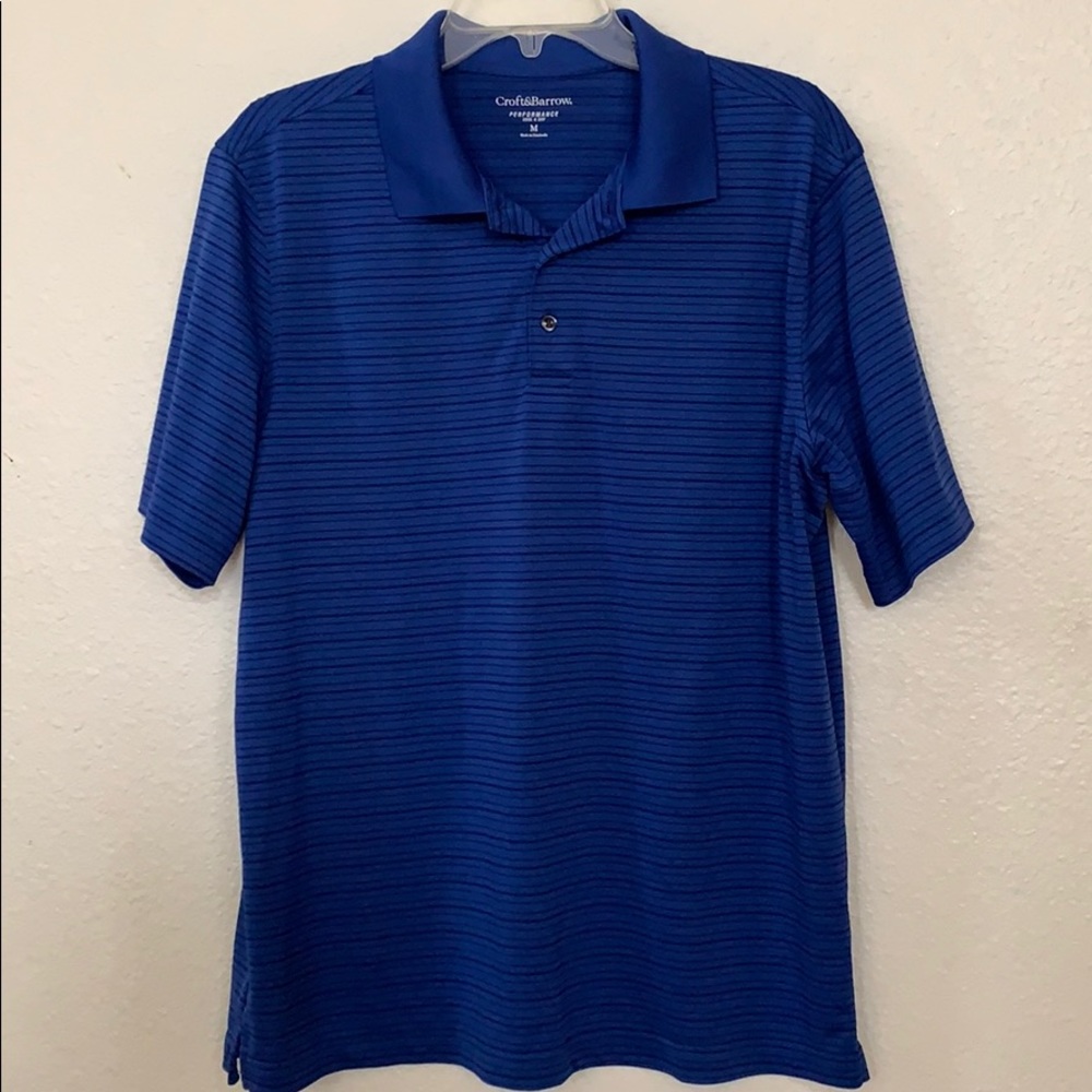 Croft & Borrow Men’s Performance ShortSleeve Polo